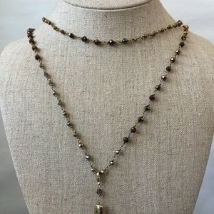 The Gitane Tassel Necklace Gold, Stella & Dot